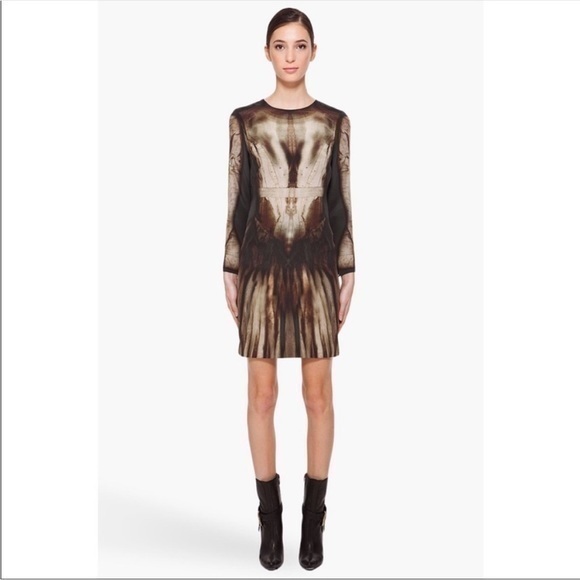 McQ Alexander McQueen Phantom Silk Dress
